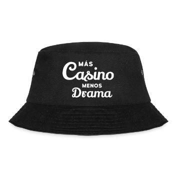 Mas Casino - Menos Drama - Cuban Salsa  - Bucket Hat - Schwarz - Vorne - Lela (165cm)