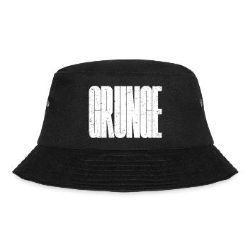 Stressige, kräftige Grunge-Musik - Bucket Hat - Schwarz - Vorne