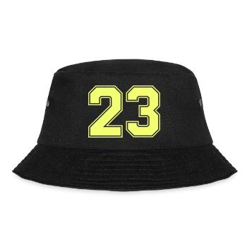 Neon 23 Retro Bold - Bucket Hat - Schwarz - Vorne