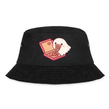 Süßer Geist liebt es, Peperoni-Pizza zu essen - Bucket Hat - Schwarz - Vorne