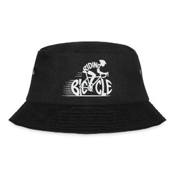 Fahrrad-Bewegungskunst - Bucket Hat - Schwarz - Vorne