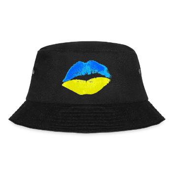 Kiss (Ukraine) - Bucket Hat - black - Front - Lela (165cm)