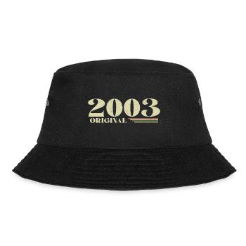 Original 2003 Vintage 2003 Retro Anniversary 2003 - Bucket Hat - black - Front - Lela (165cm)