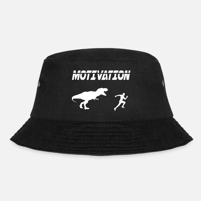 motivation sport course à pied running humour dino - Bob - noir