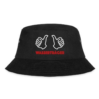 Wasserträger | Football, Fussball, Party - Bucket Hat - Schwarz - Vorne - Lela (165cm)
