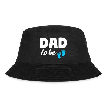 Dad to be Boy Dad Schwangerschaft Papa - Bucket Hat - Schwarz - Vorne - Lela (165cm)