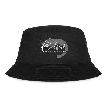 Wels Waller angeln Sportfischen Flussmonster - Bucket Hat - Schwarz - Vorne - Lela (165cm)