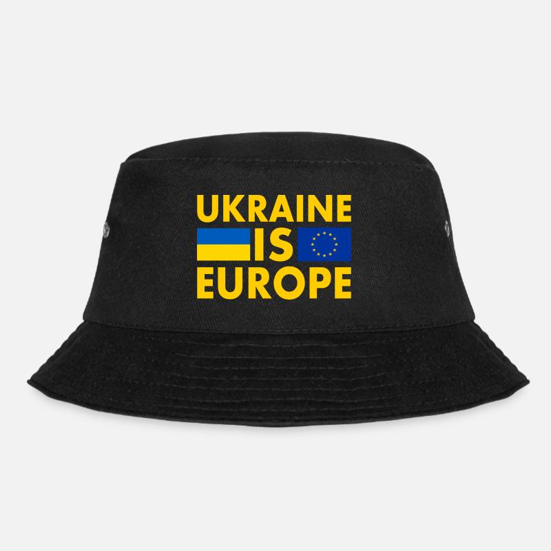 Ukraine - Bucket Hat - Schwarz