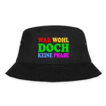 war wohl doch keine phase - Bucket Hat - Schwarz - Vorne - Lela (165cm)