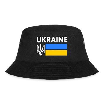 Ukraine - Bucket Hat - black - Front - Lela (165cm)