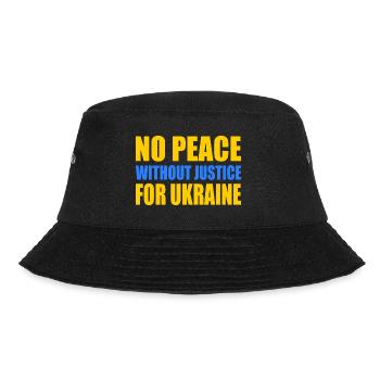 No peace without justice for ukraine - Bucket Hat - black - Front - Lela (165cm)