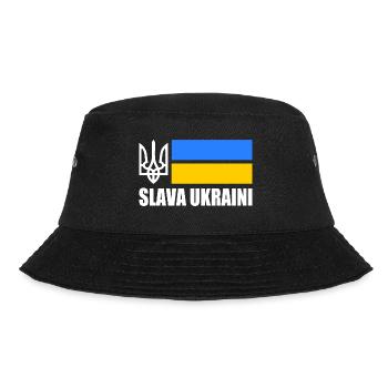 Ukraine flagge - Bucket Hat - Schwarz - Vorne - Lela (165cm)