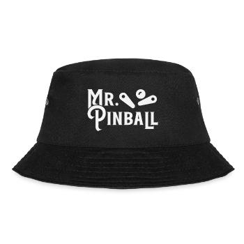 Mr. Pinball Flipperautomat Flipperkugel Design - Bucket Hat - black - Front - Lela (165cm)