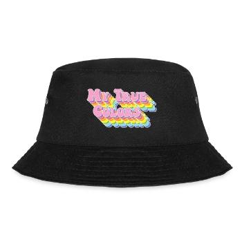 My true colors: rainbow vintage - Bucket Hat - black - Front - Lela (165cm)
