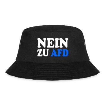 No to afd - Bucket Hat - black - Front - Lela (165cm)