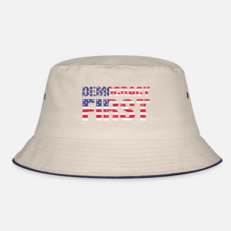 Democracy First USA Democracy Freedom Bucket Hat