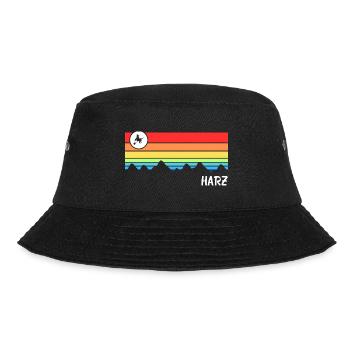 Harz Gebirge Sachsen-Anhalt Brocken Urlaub - Bucket Hat - Schwarz - Vorne - Lela (165cm)