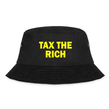 Tax the rich - Bucket Hat - black - Front - Lela (165cm)