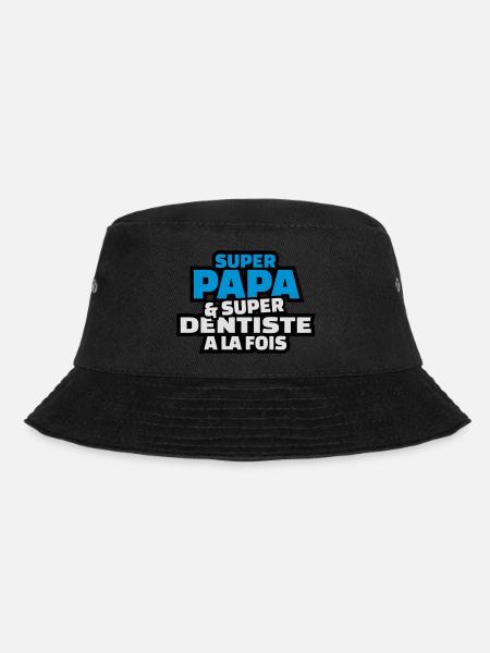 super papa et super dentiste à la fois - Bob - noir