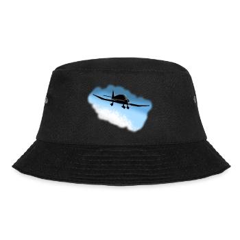 DR400 Himmel - Bucket Hat - Schwarz - Vorne - Lela (165cm)