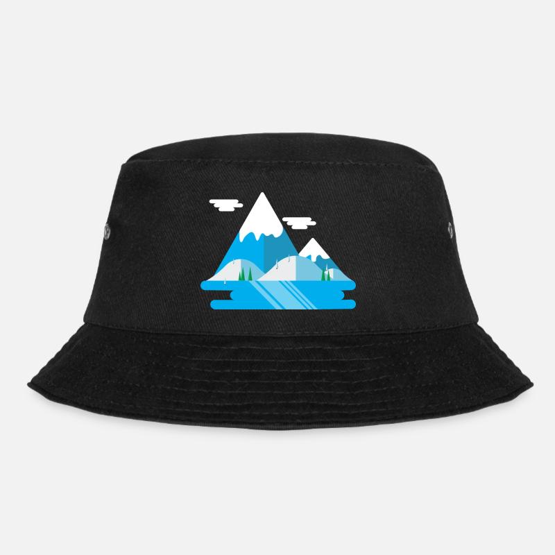 Mountain - Bucket Hat - black