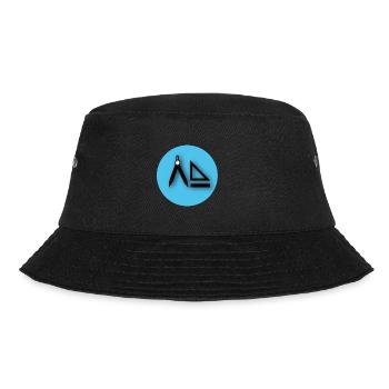 Symbol Icon Zirkel Dreieck Geodreieck - Bucket Hat - Schwarz - Vorne - Lela (165cm)
