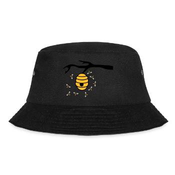 Beehive Branch - Bucket Hat - black - Front - Lela (165cm)