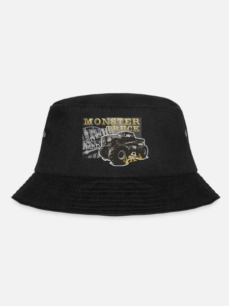 Monstertrck - Bucket Hat - Schwarz