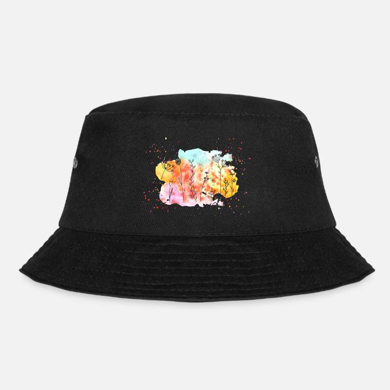 Aquarelles Flower Meadow | Printemps & Été - Bob - noir
