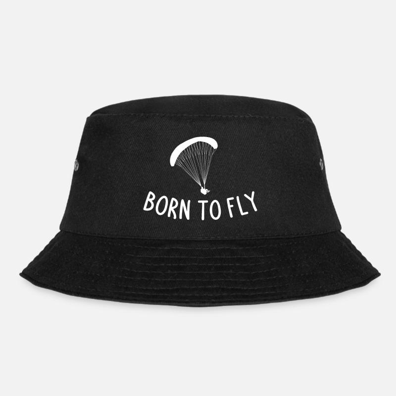 Born to Fly - Bucket Hat - Schwarz