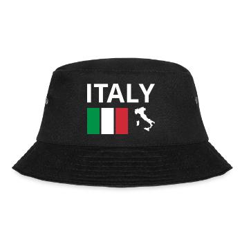 Italie Drapeau Italien Drapeau Italien - Bob - noir - Devant - Lela (165cm)