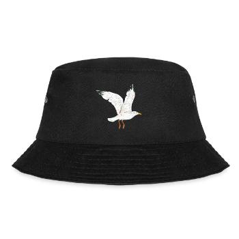 fliegende moewe vogel - Bucket Hat - Schwarz - Vorne - Lela (165cm)