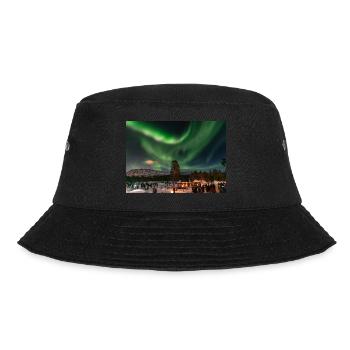 Norway Northern Lights - Bucket Hat - black - Front - Lela (165cm)
