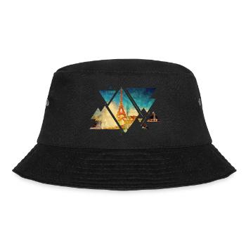 Paris Frankreich France Skyline Eiffelturm - Bucket Hat - Schwarz - Vorne - Lela (165cm)