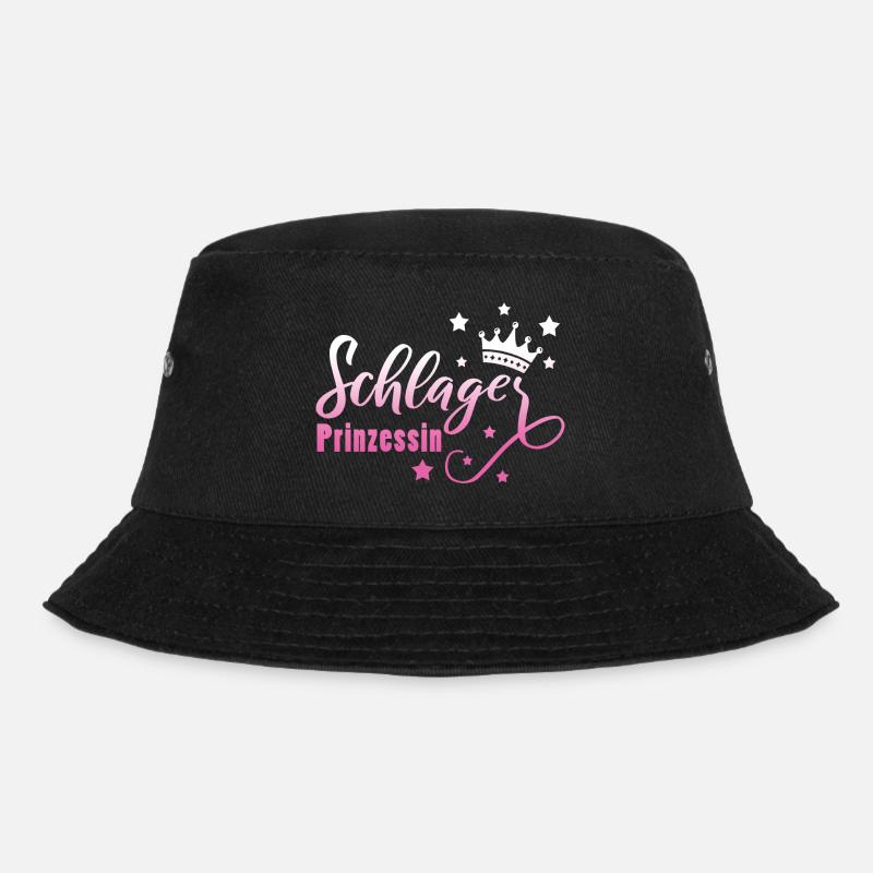 Schlagerprinzessin Schlagerfan Schlager Geschenk - Bucket Hat - Schwarz