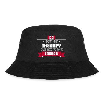 Voyage canada et vacances - I dont need Therapy - Bob - noir - Devant - Lela (165cm)