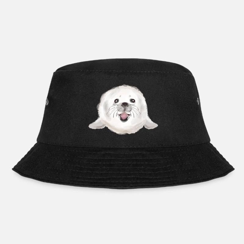 Baby seal - Bucket Hat - Schwarz