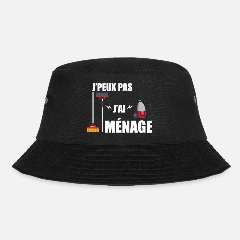 j'peux pas j'ai ménage - Bob - noir