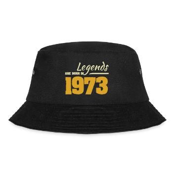 1973 - Bucket Hat - Schwarz - Vorne - Lela (165cm)
