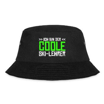 Skilehrer Skilehrer Skilehrer Skilehrer - Bucket Hat - Schwarz - Vorne - Lela (165cm)