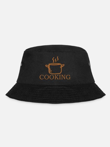 Koch kochen backen - Bucket Hat - Schwarz