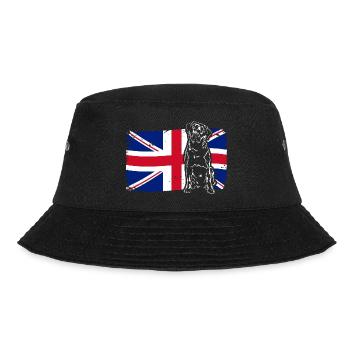 LABRADOR RETRIEVER Union Jack Flag Dogs Wilsigns - Bucket Hat - black - Front - Lela (165cm)
