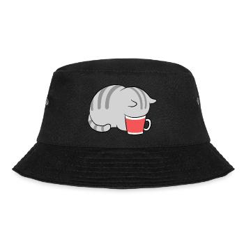 Kawaii chat dans le café japonais Neko chatons - Bob - noir - Devant - Lela (165cm)