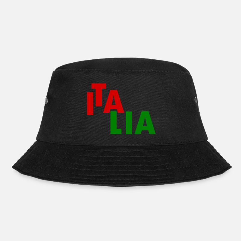 Italien flagge - Bucket Hat - Schwarz
