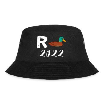 Rente Ente 2022 Ruhestand Outfit Renteneintritt - Bucket Hat - Schwarz - Vorne - Lela (165cm)