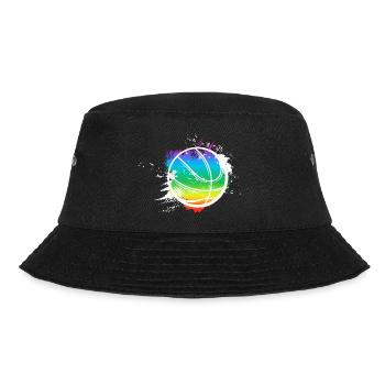 Basketball Trikot Kinder Geschenk Basketball Spiel - Bucket Hat - Schwarz - Vorne - Lela (165cm)