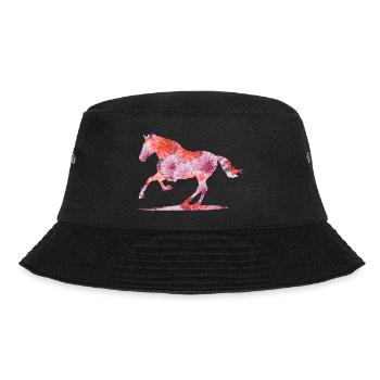 FlowerHorse - Bucket Hat - Schwarz - Vorne - Lela (165cm)