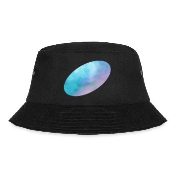 Space Ellipse schräg - Bucket Hat - Schwarz - Vorne - Lela (165cm)