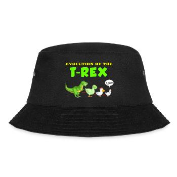 Entwicklung des Trex - Bucket Hat - Schwarz - Vorne - Lela (165cm)