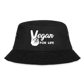 Végétalien pour la vie - Bob - noir - Devant - Lela (165cm)